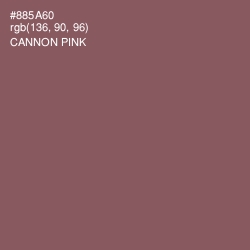#885A60 - Cannon Pink Color Image